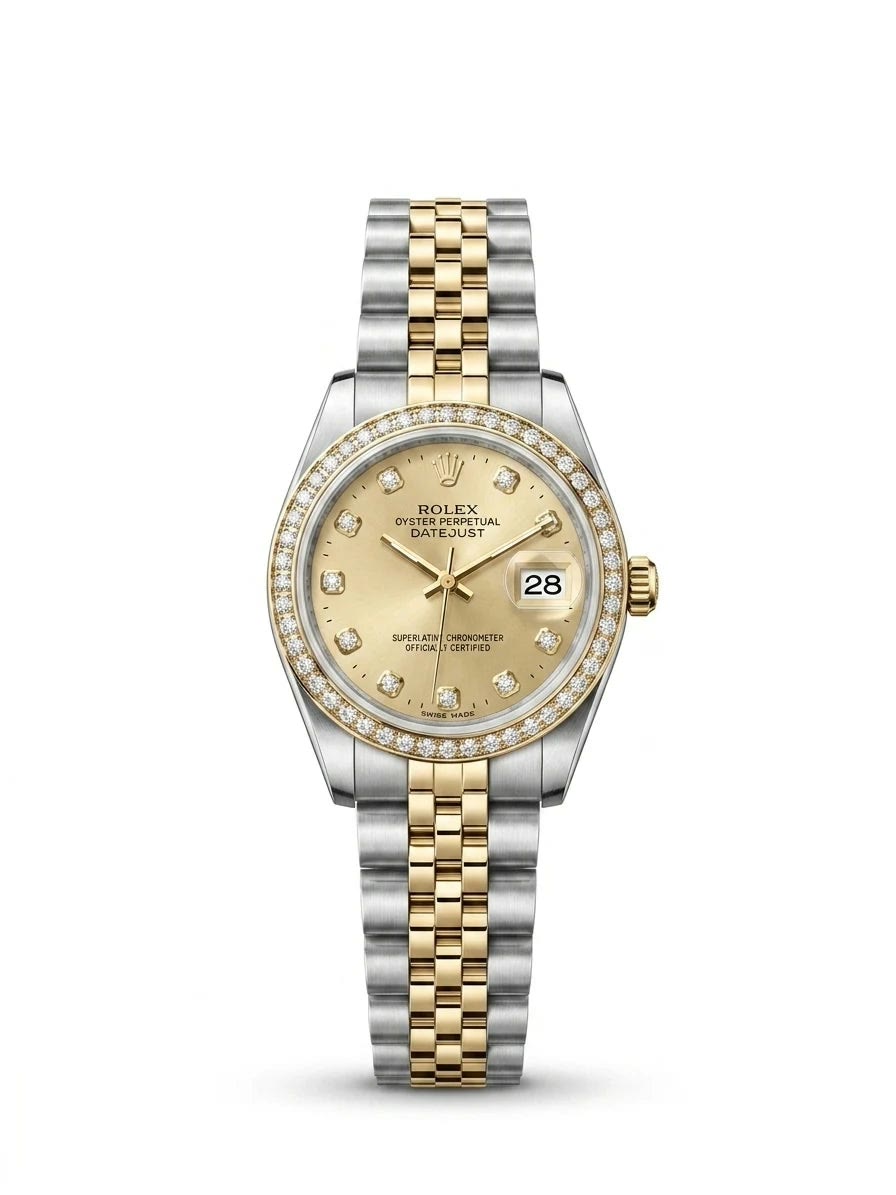 Rolex Datejust Two-Tone Diamond Champagne Women's Watch Lebanon