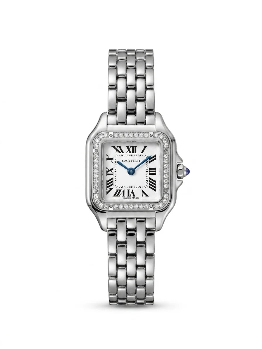 Panthère de Cartier Silver Diamonds Women's Watch Lebanon