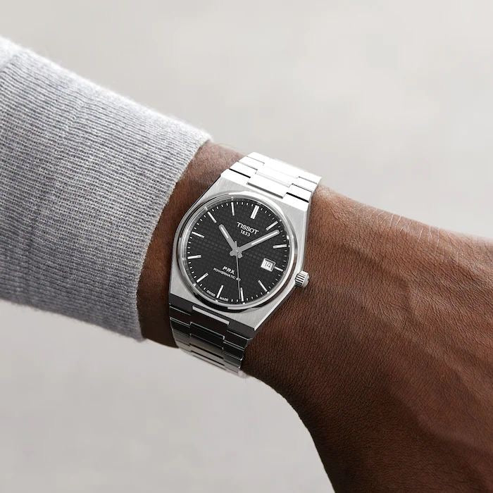 Tissot PRX Powermatic 80 – Silver Black