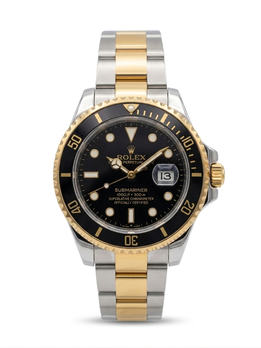 Rolex Submariner Two-Tone Black/Gold