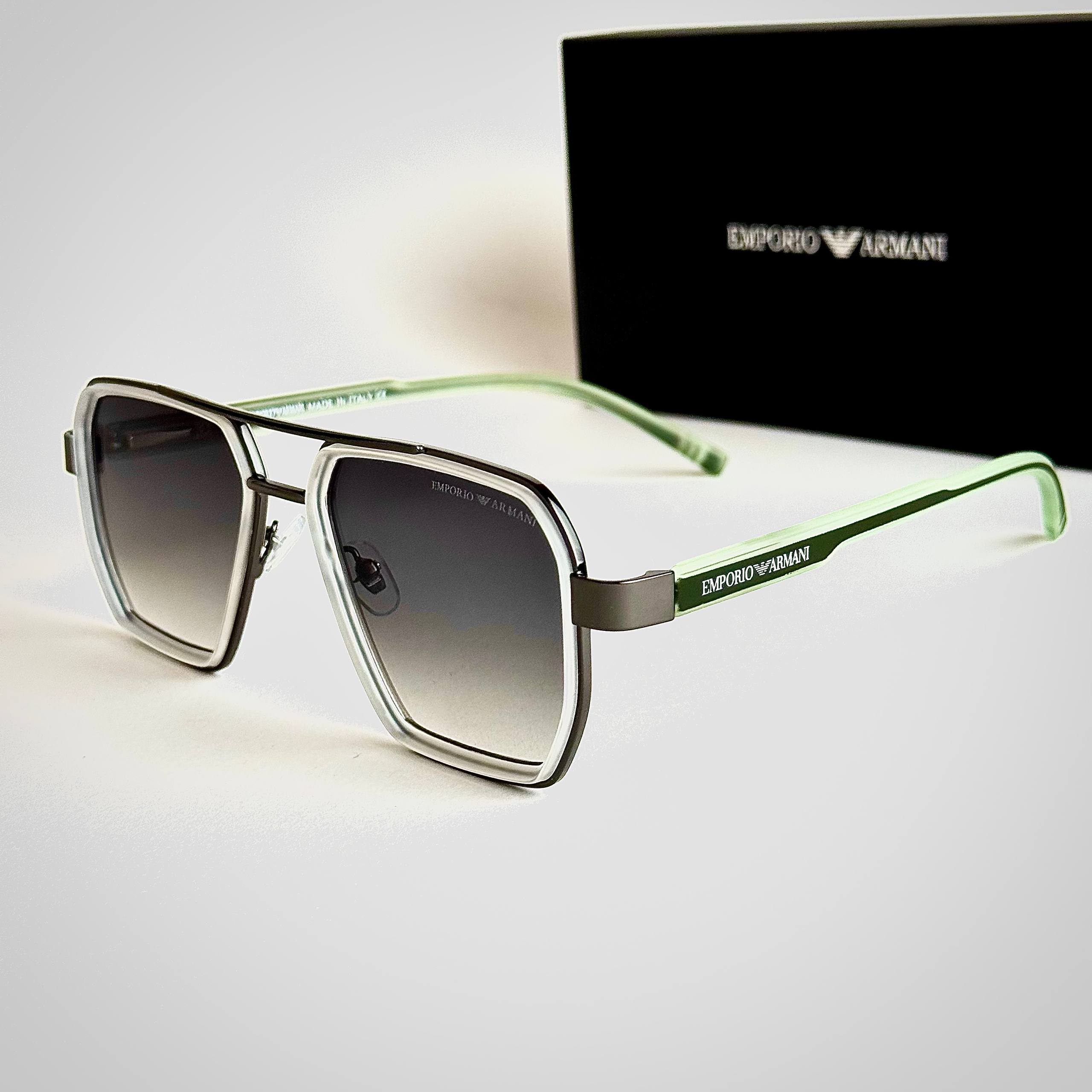 Emporio Armani EA4128 Silver Grey Gradient Sunglasses Lebanon - ChronoVault