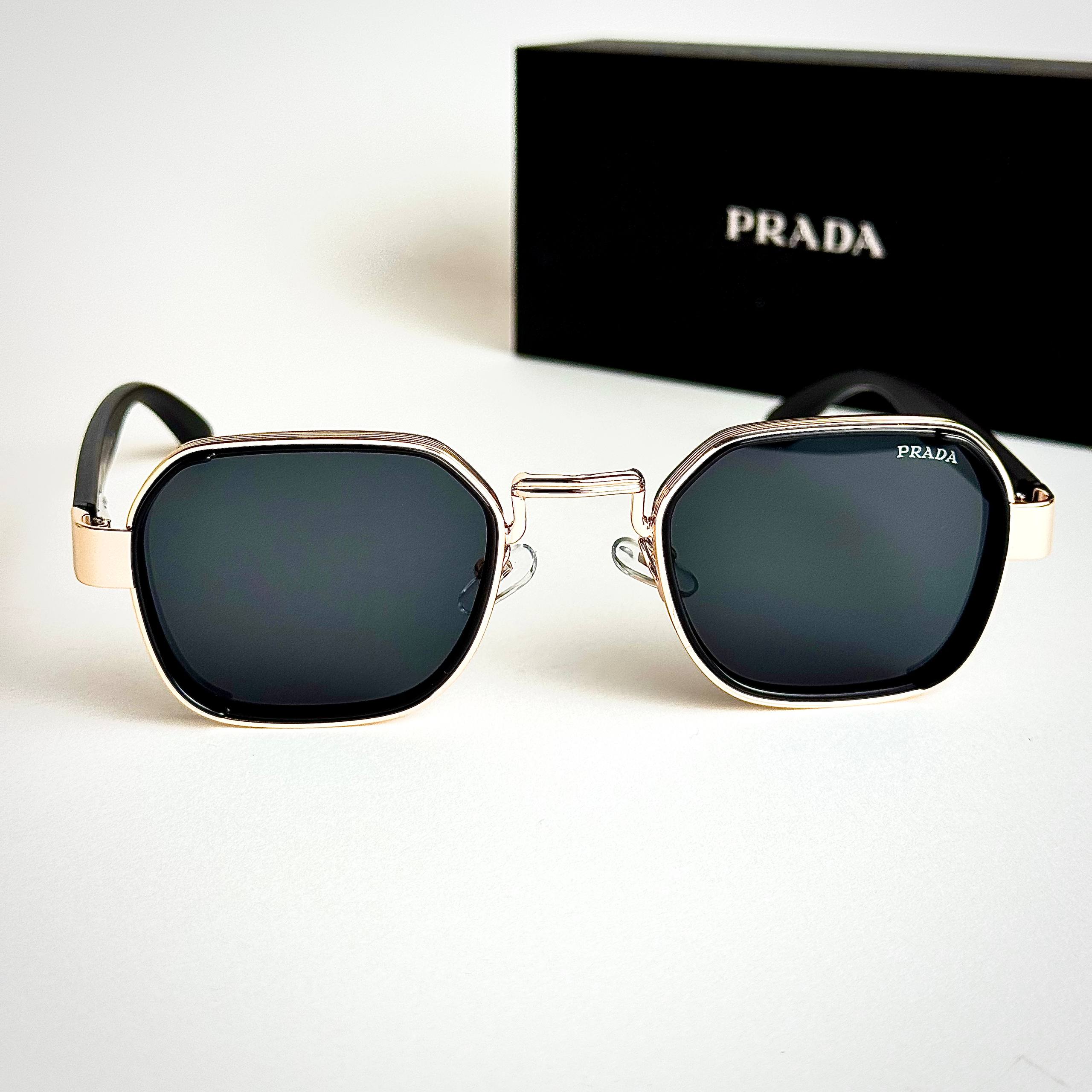 Prada Rossa PRA12 Gold Black Sunglasses Side View Lebanon - ChronoVault