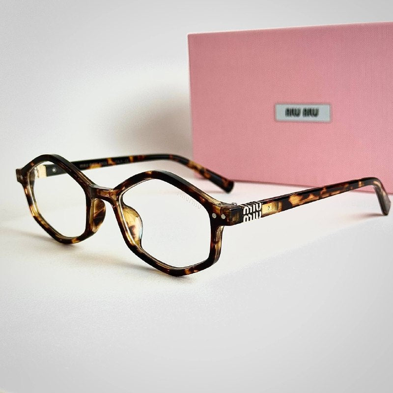 Miu Miu Octagon – Clear Havana