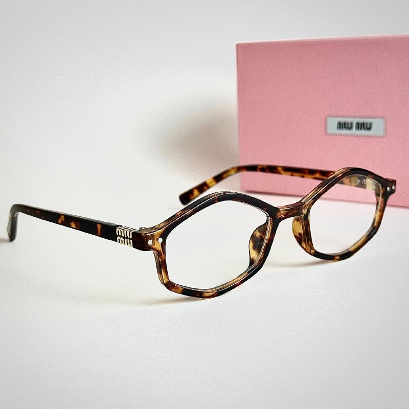 Miu Miu Octagon – Clear Havana