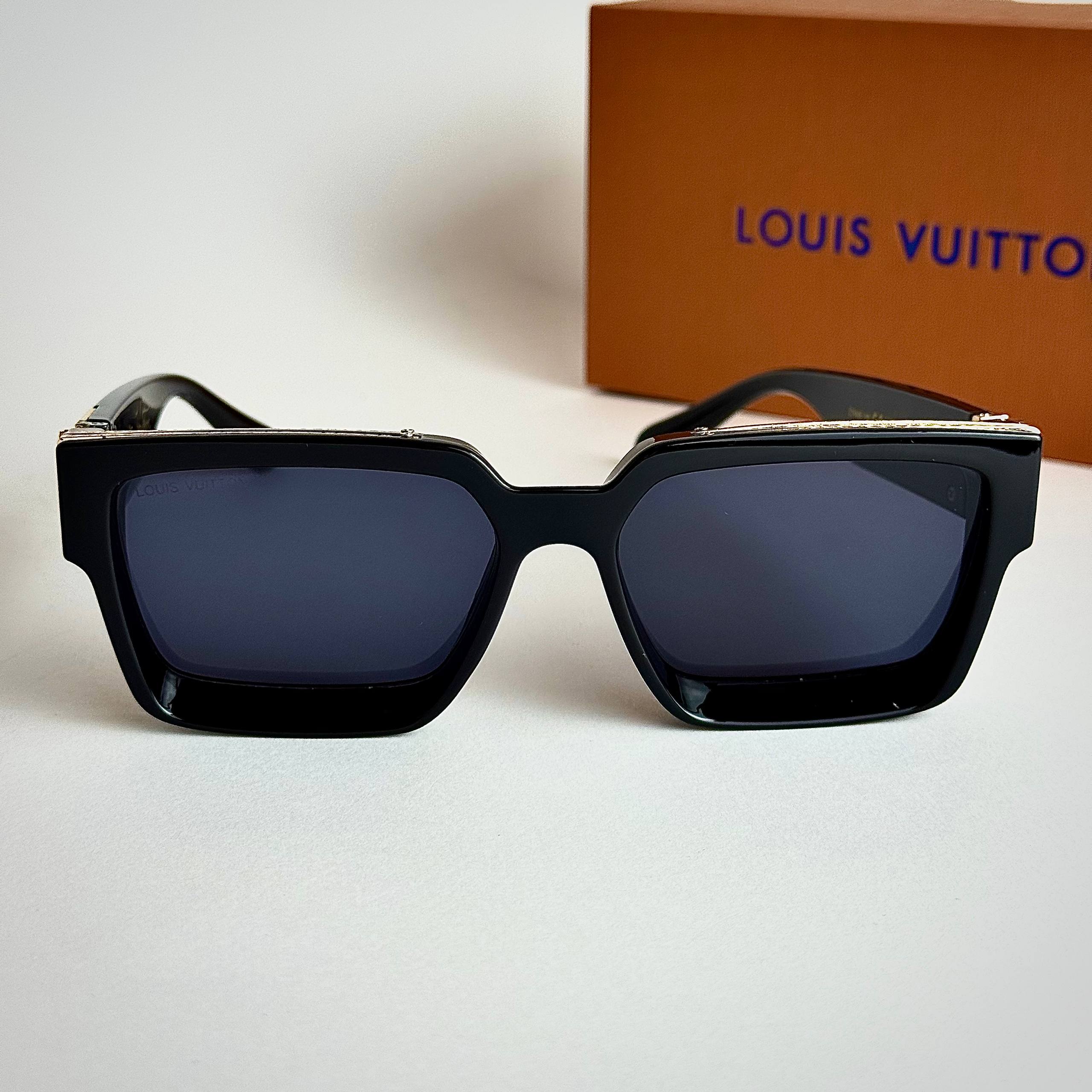 Louis Vuitton Prestige Black Gold Sunglasses Side View Lebanon - ChronoVault