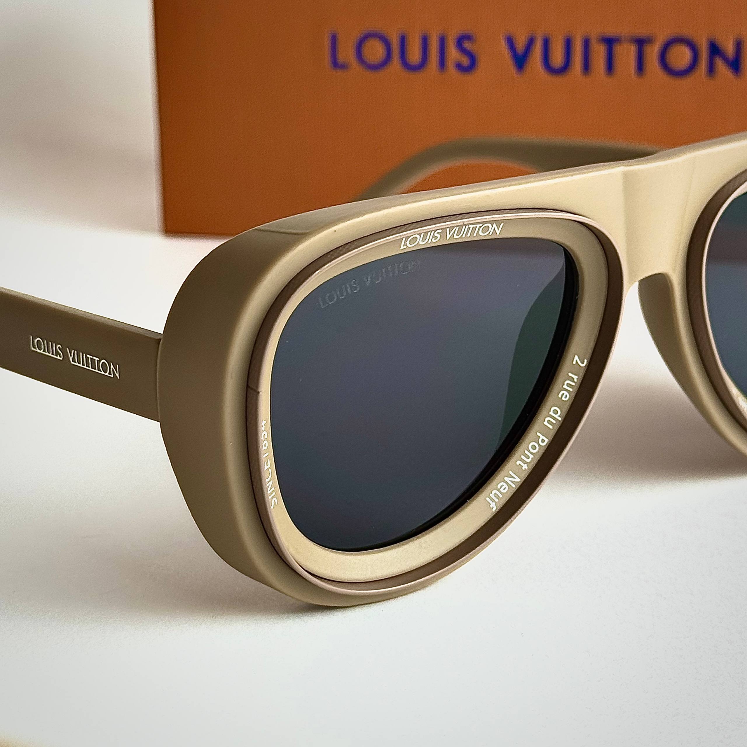 Louis Vuitton Pilot Beige Sunglasses Lifestyle Lebanon - ChronoVault