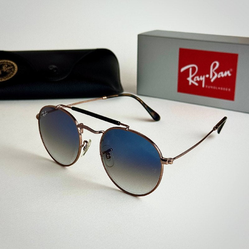 Ray-Ban RB3447 – Rose Gold Blue Gradient