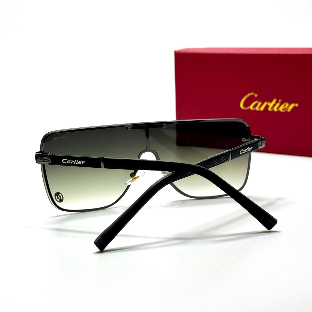 Cartier Shield CT0432S Black Gradient unisex sunglasses Lebanon - ChronoVault - view 3