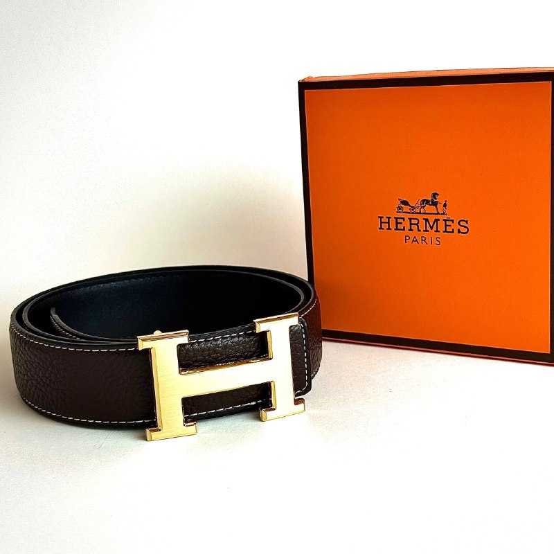 Hermès H Constance Belt – Dark Brown / Gold Lebanon - ChronoVault