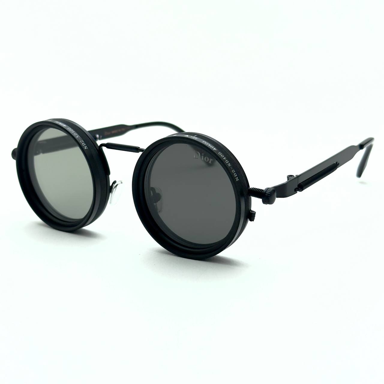 Adjustable Rotating Trendy Sunglasses Full Black Lebanon - ChronoVault