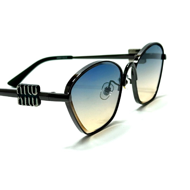 Miu Miu Geometric Gradient – Black Frame / Grey Gradient Lenses