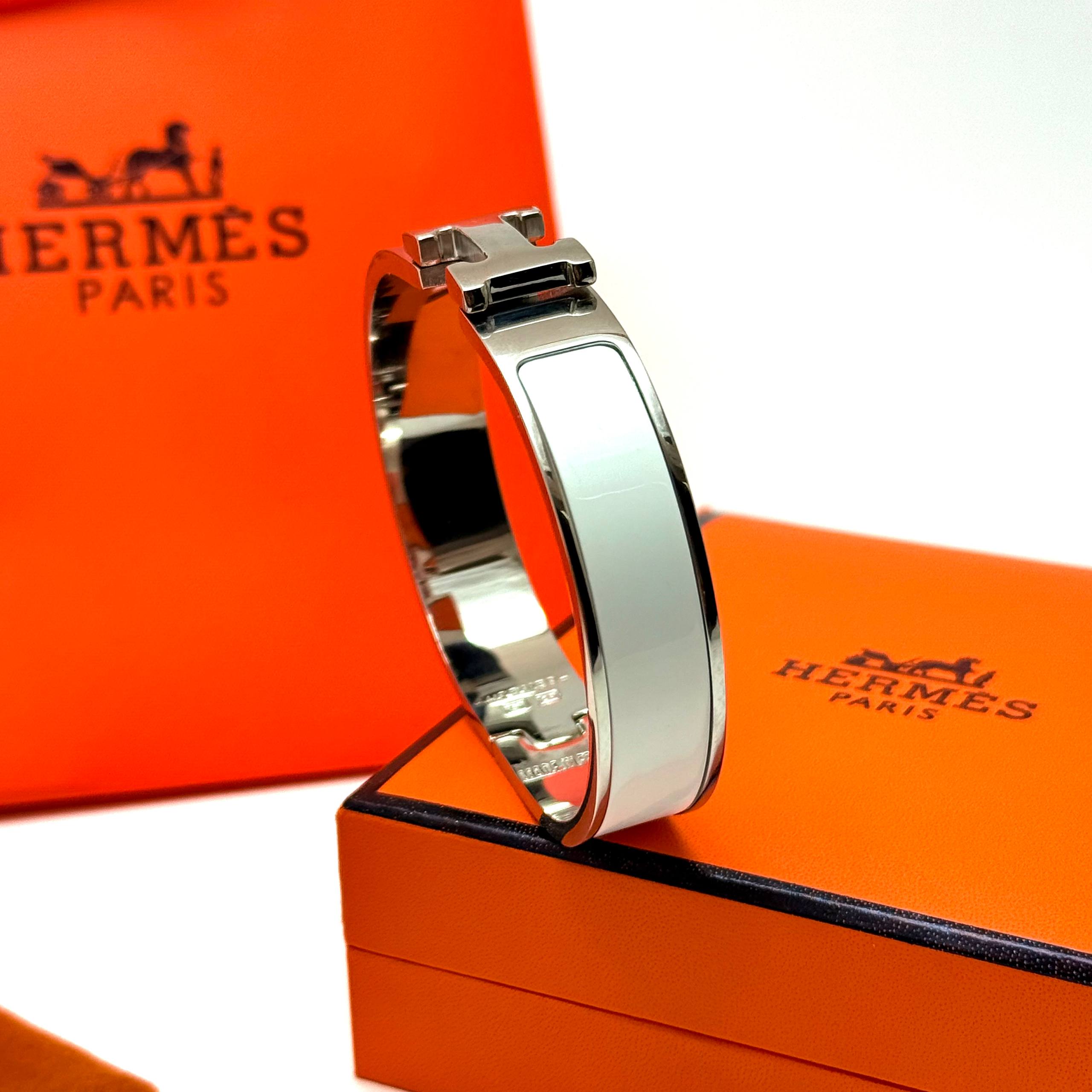 Hermès Clic H — Silver