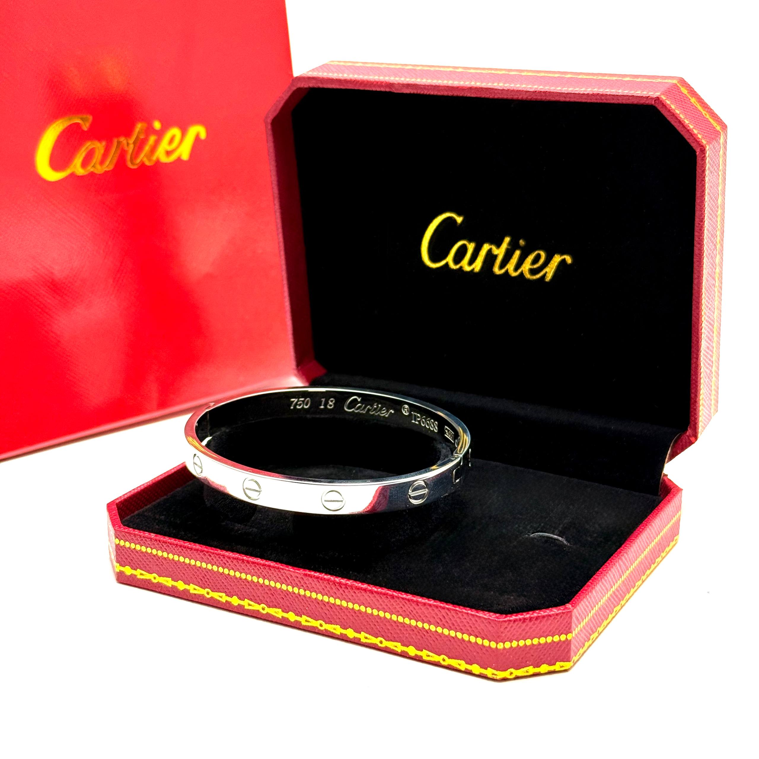 Cartier Love Bracelet — Silver Finish