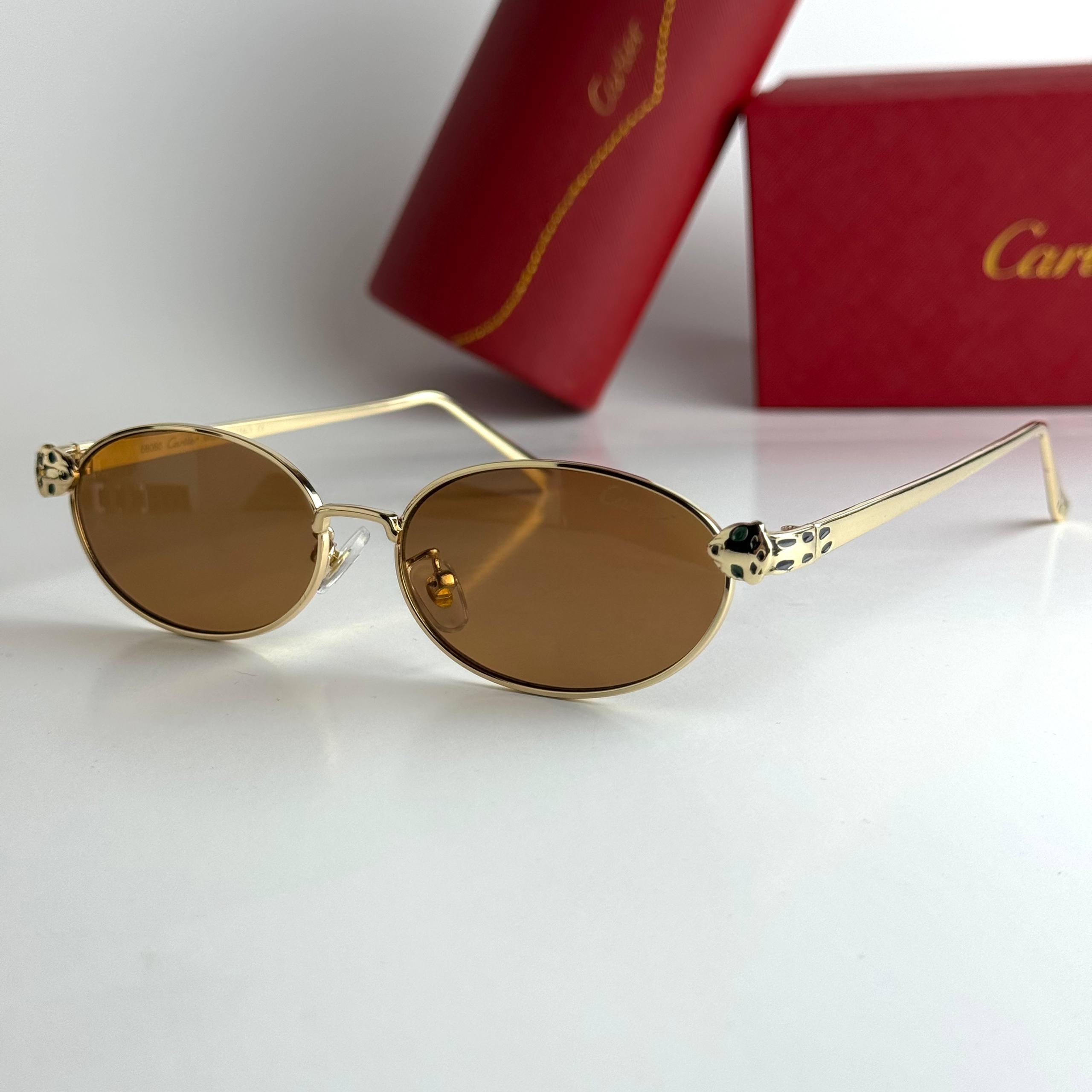Cartier Oval CT0481S – Gold Brown