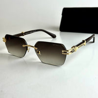 Maybach The Diplomat Brown Sunglasses Front View Lebanon - ChronoVault