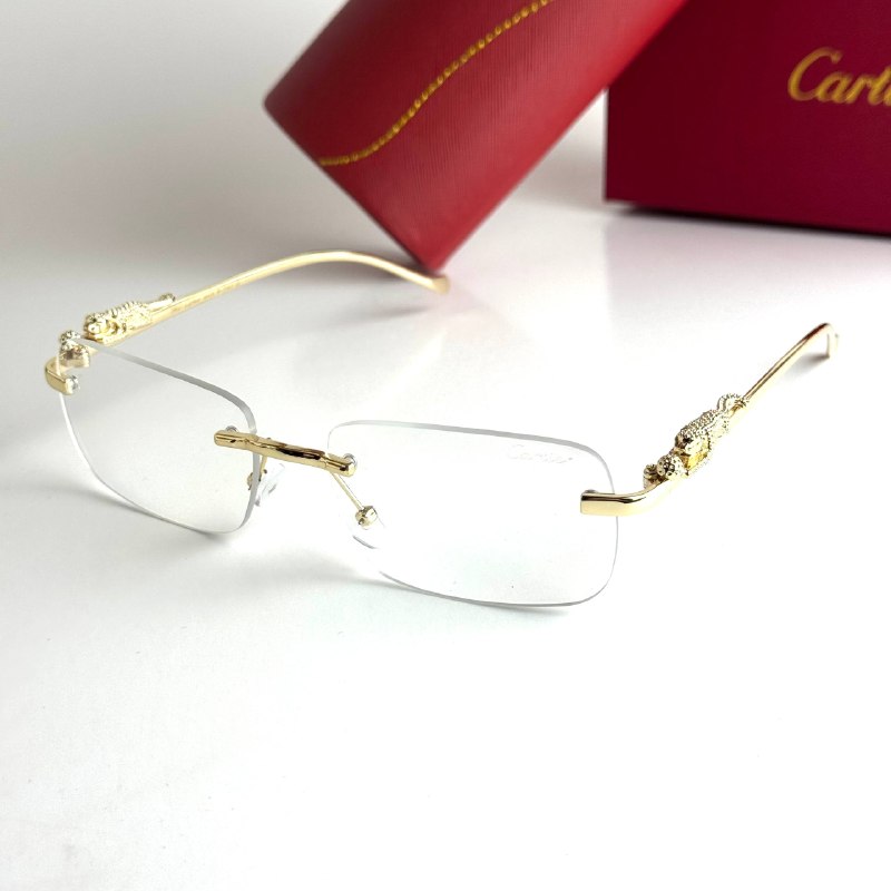 Cartier CT0426O Gold Clear Sunglasses Lebanon - ChronoVault