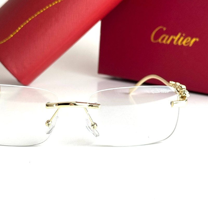 Cartier CT0426O Gold Clear Sunglasses Lifestyle Lebanon - ChronoVault