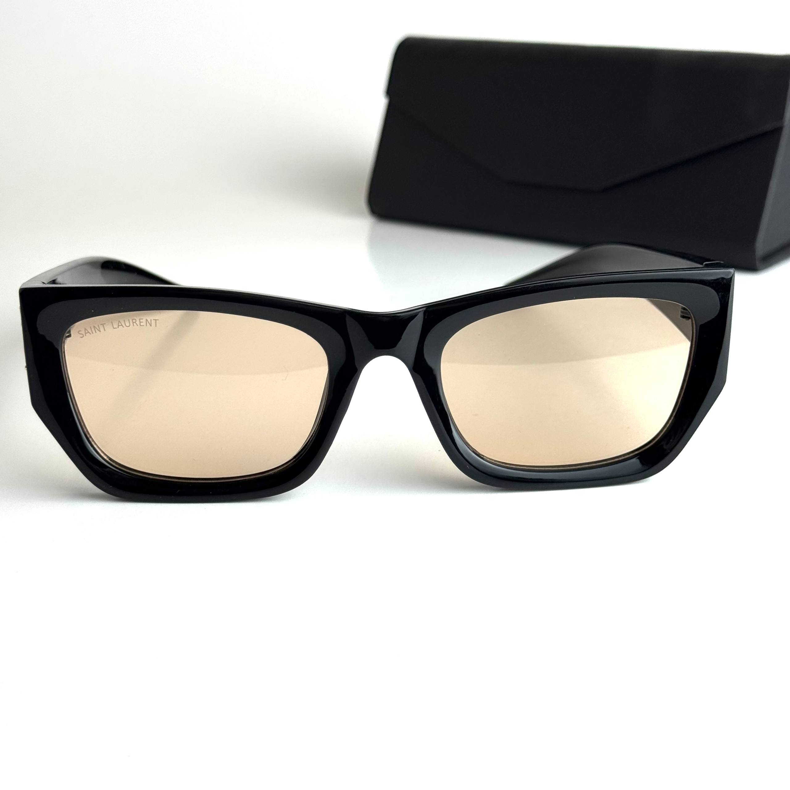 Saint Laurent SL M94 Black Gold Sunglasses Side View Lebanon - ChronoVault