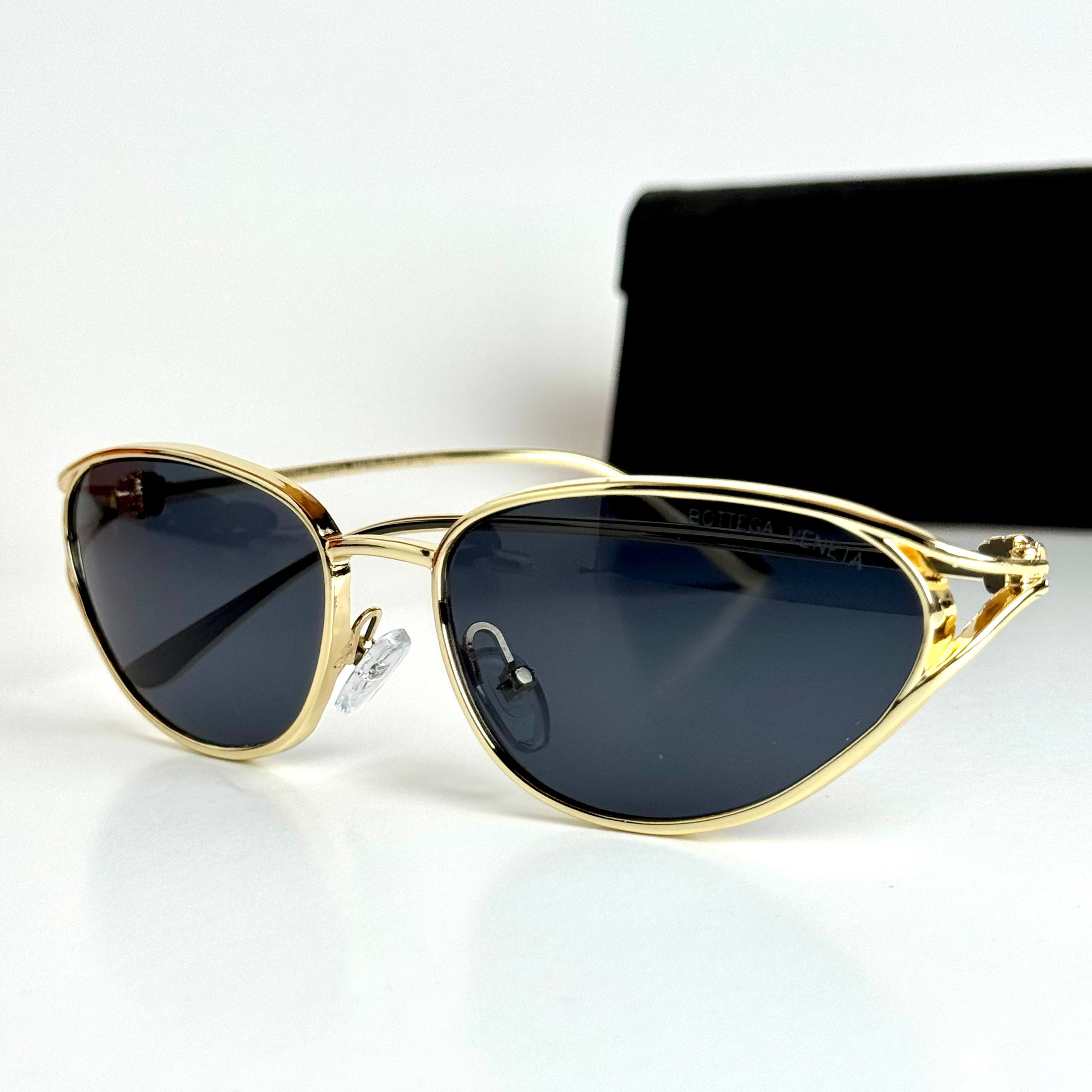 Bottega Veneta BV1357S Gold Black Sunglasses Lifestyle Lebanon - ChronoVault