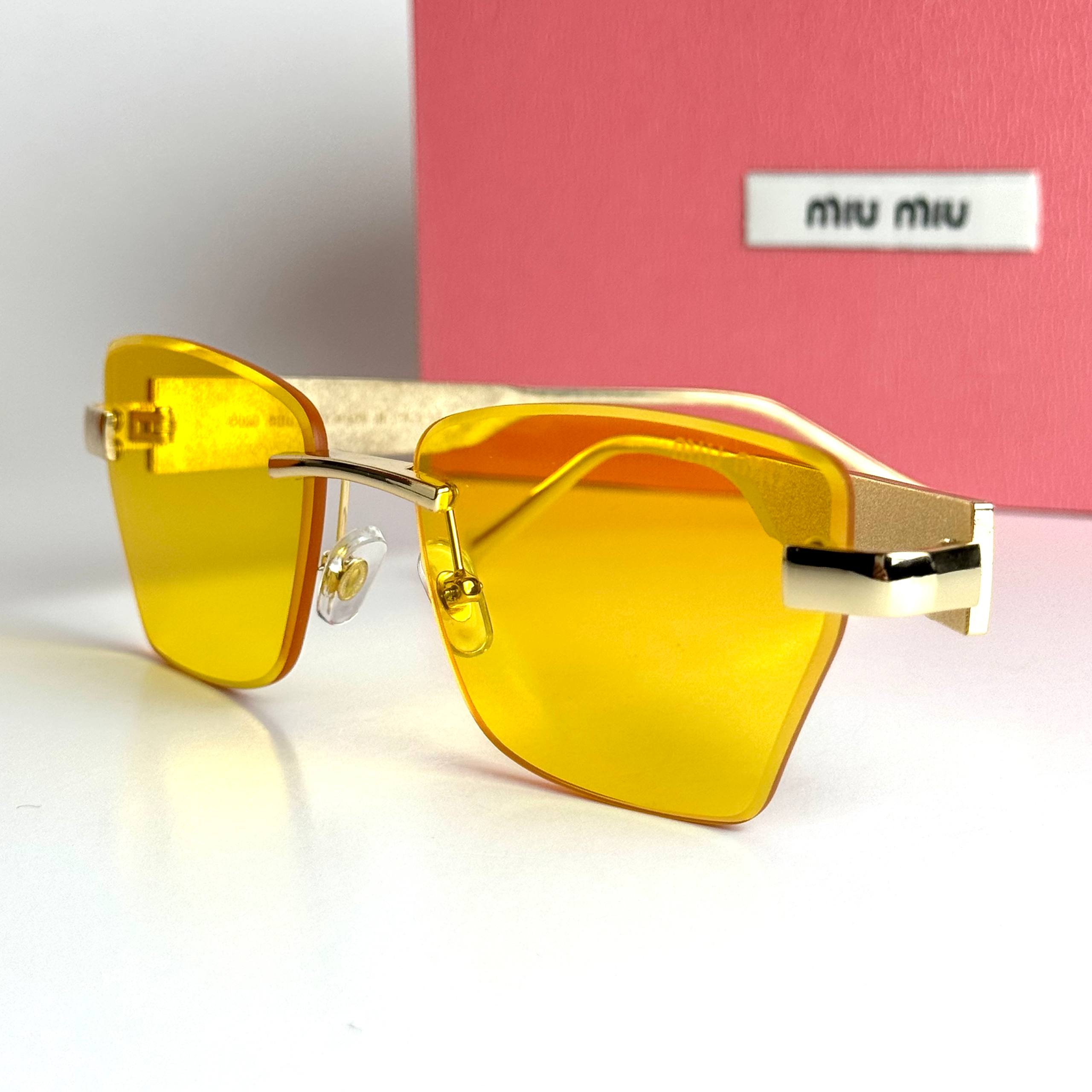 Miu Miu MU54ZS – Gold Yellow