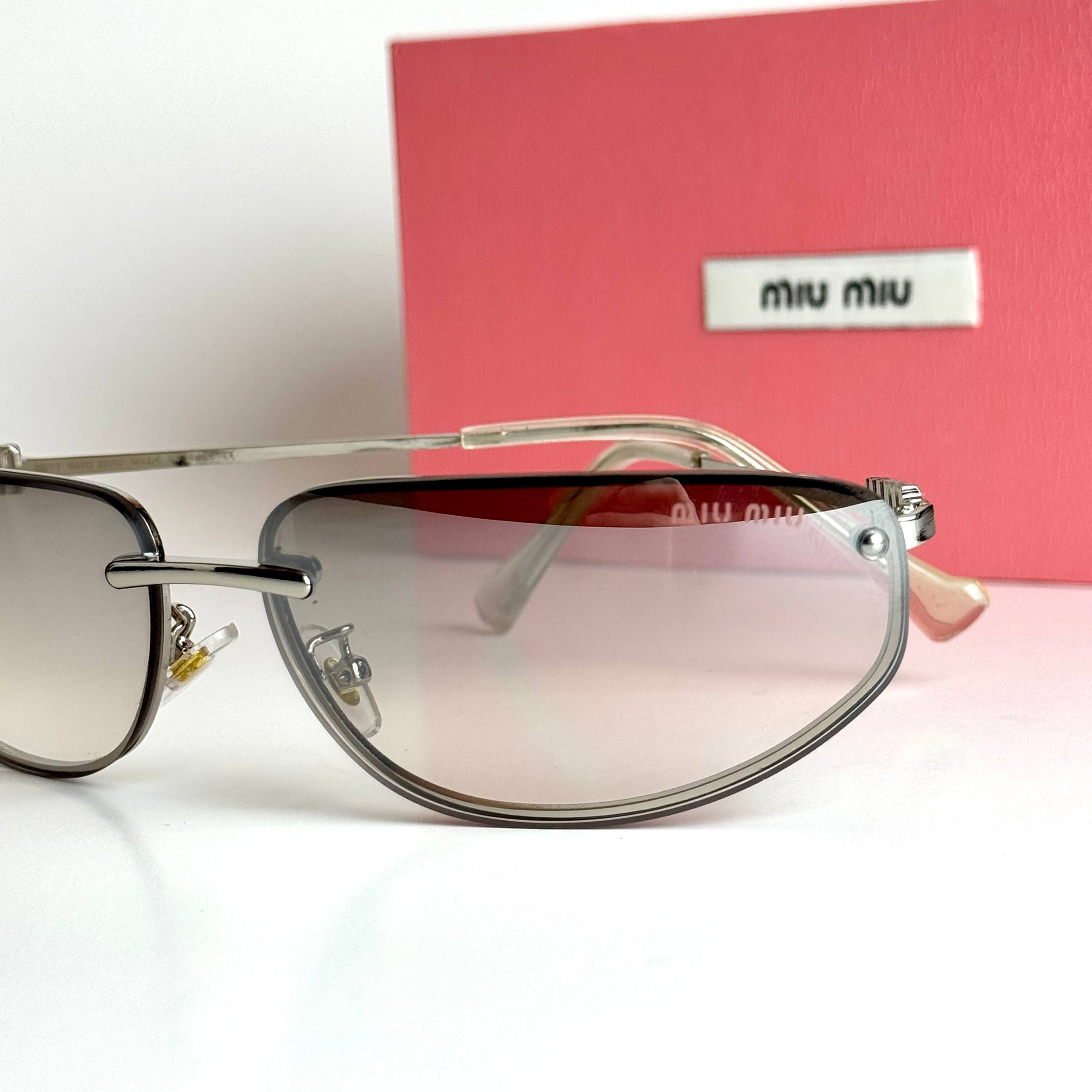 Miu Miu SMU73Z Silver Grey Sunglasses Lifestyle Lebanon - ChronoVault