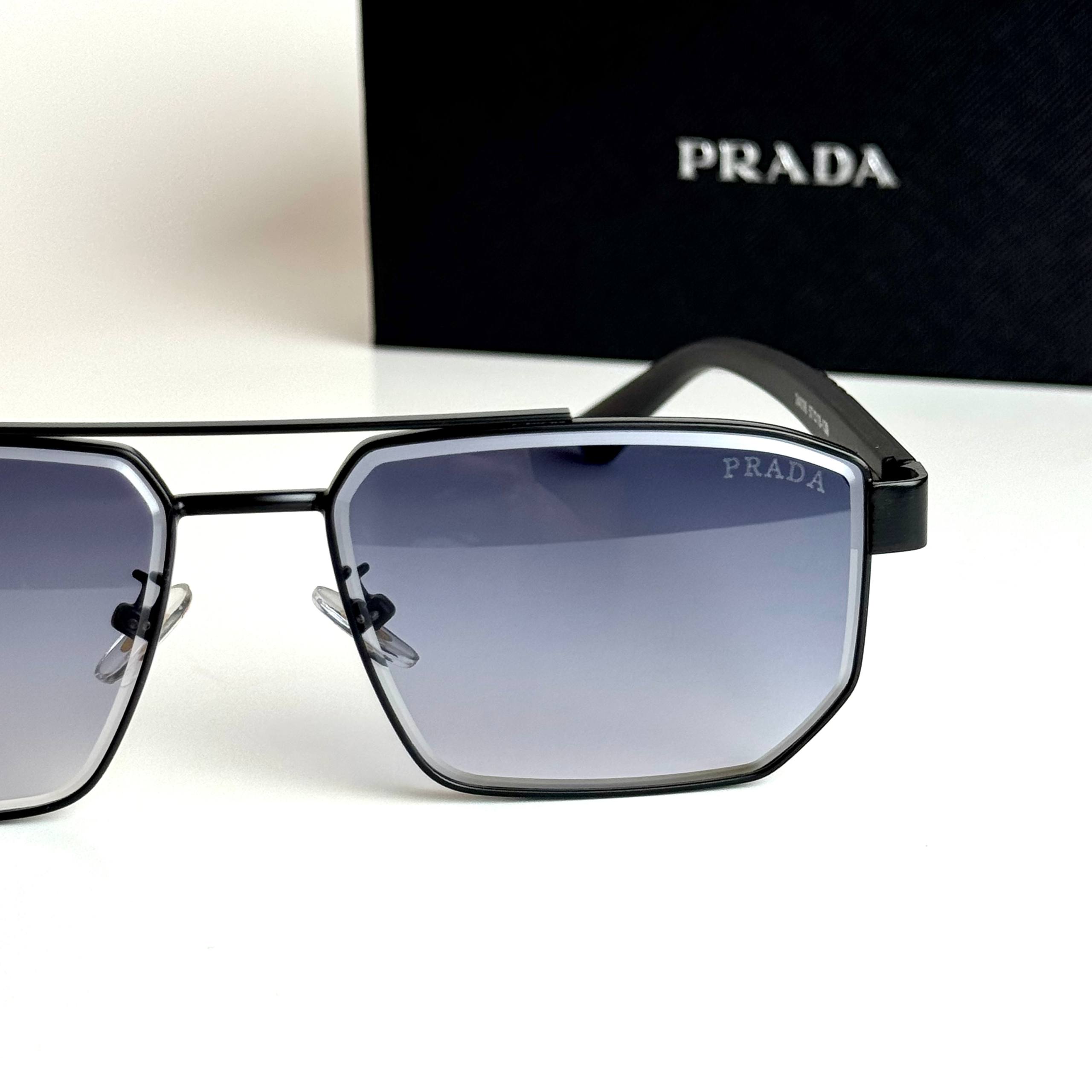 Prada Rectangular SPR62Z Gradient Grey Sunglasses Lifestyle Lebanon - ChronoVault
