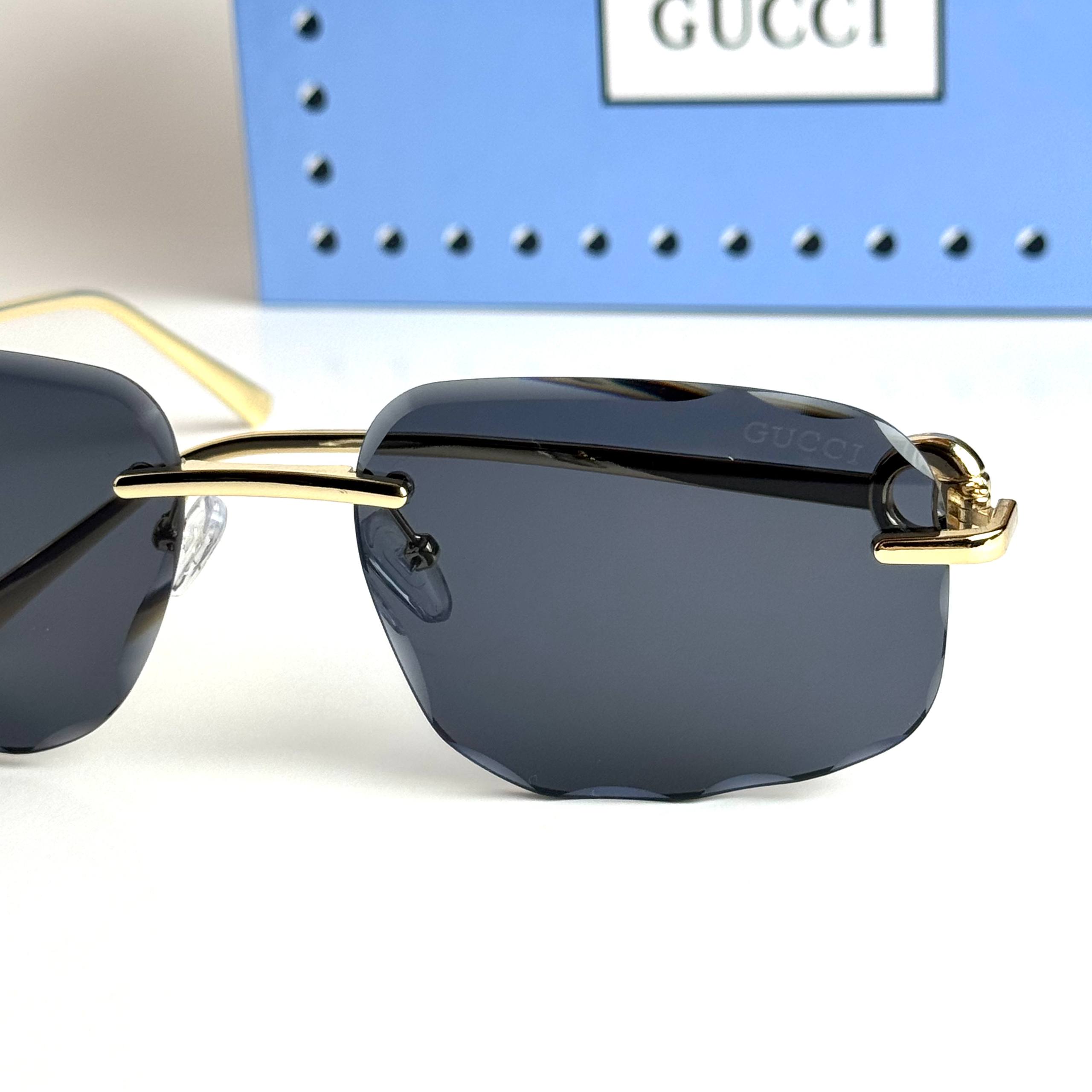 Gucci Rimless GG5128 Gold Black Sunglasses Lifestyle Lebanon - ChronoVault