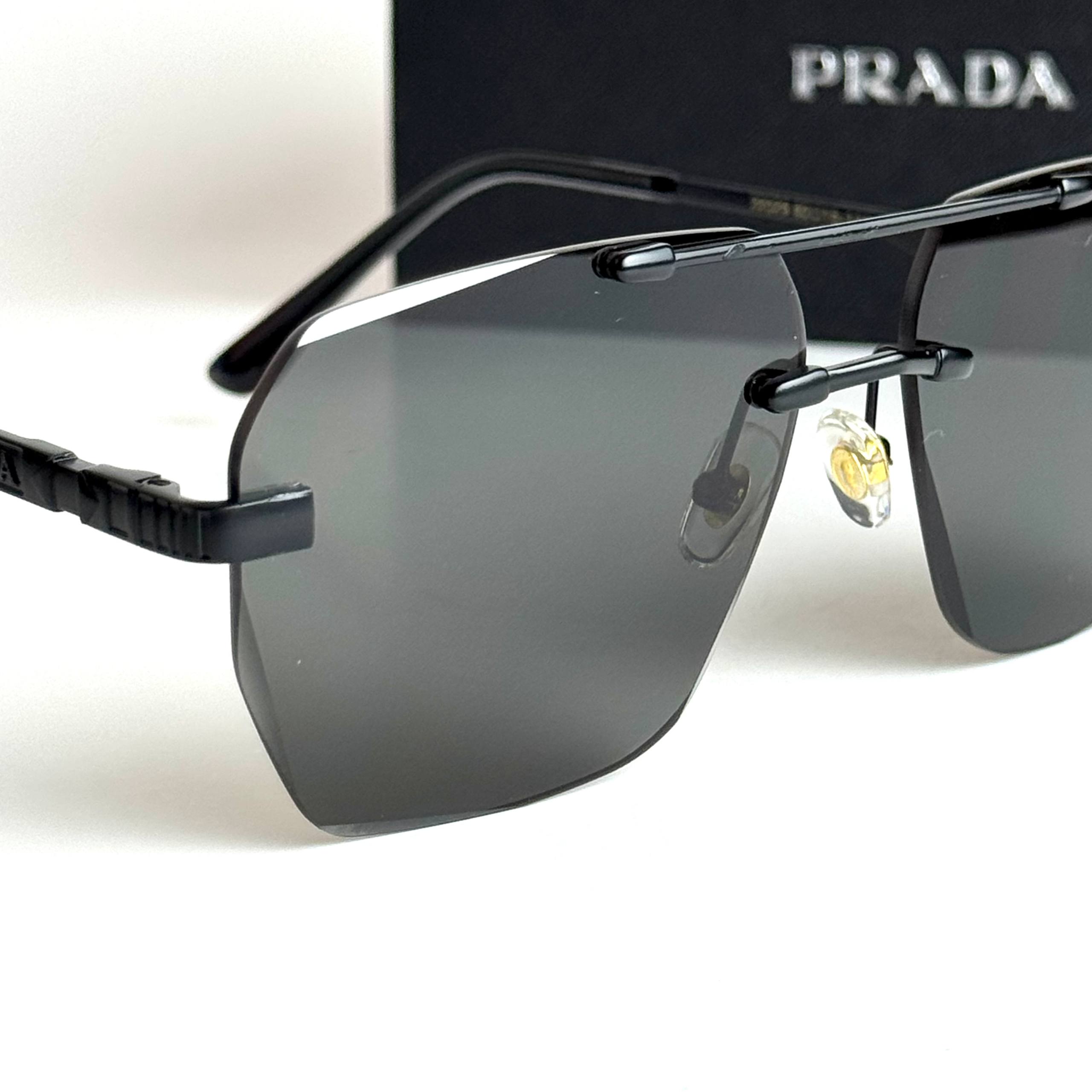 Prada Rimless SPR18Z Matte Black Sunglasses Lifestyle Lebanon - ChronoVault