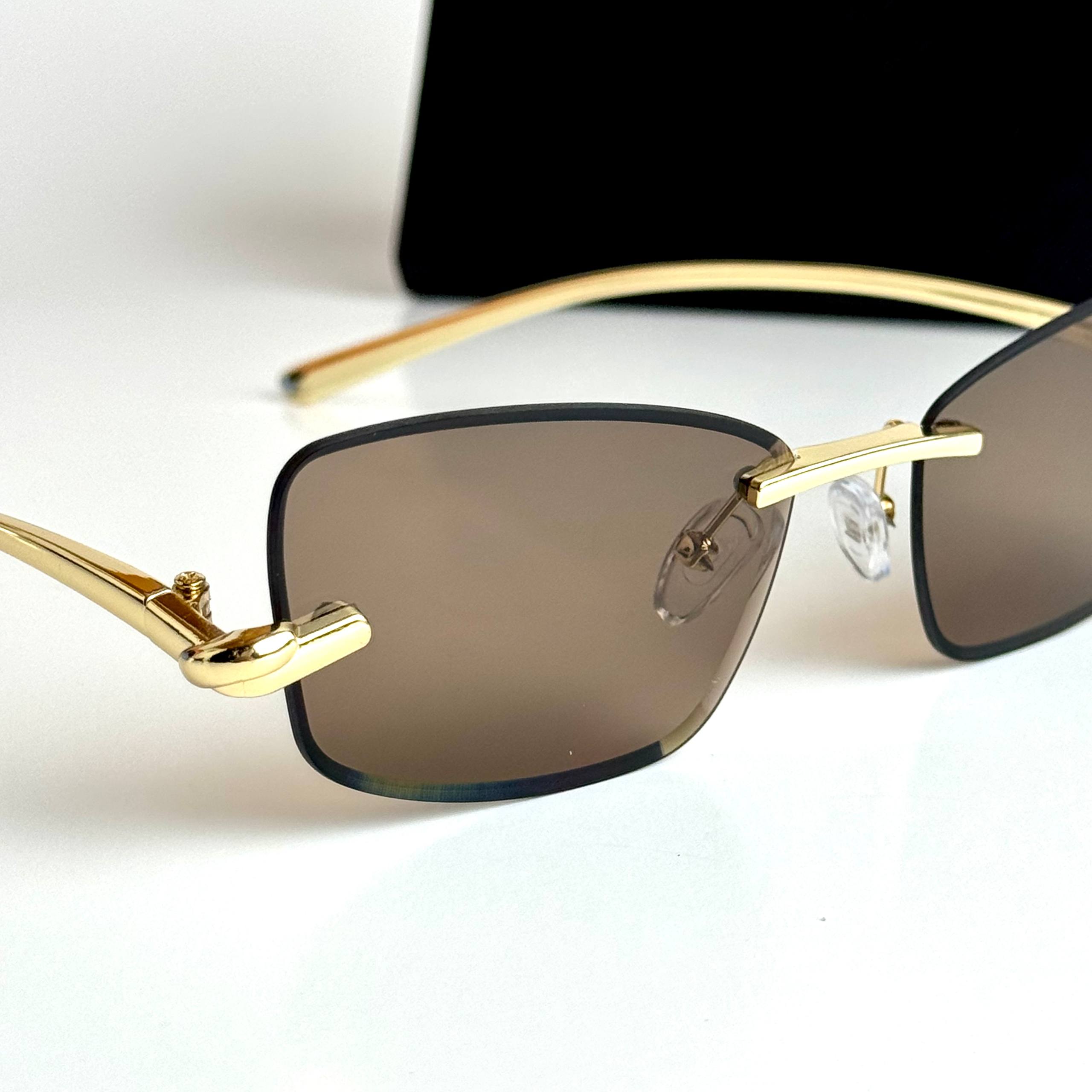 Bottega Veneta BV1325S Gold Brown Sunglasses Side View Lebanon - ChronoVault