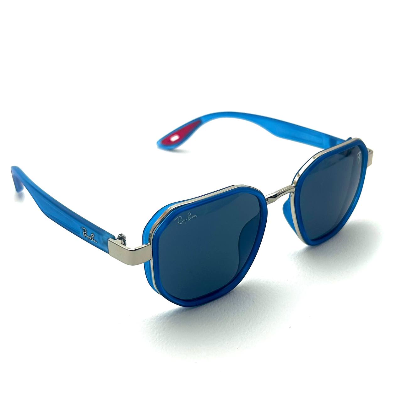 Ray-Ban Ferrari Light Blue Sunglasses Side View Lebanon - ChronoVault