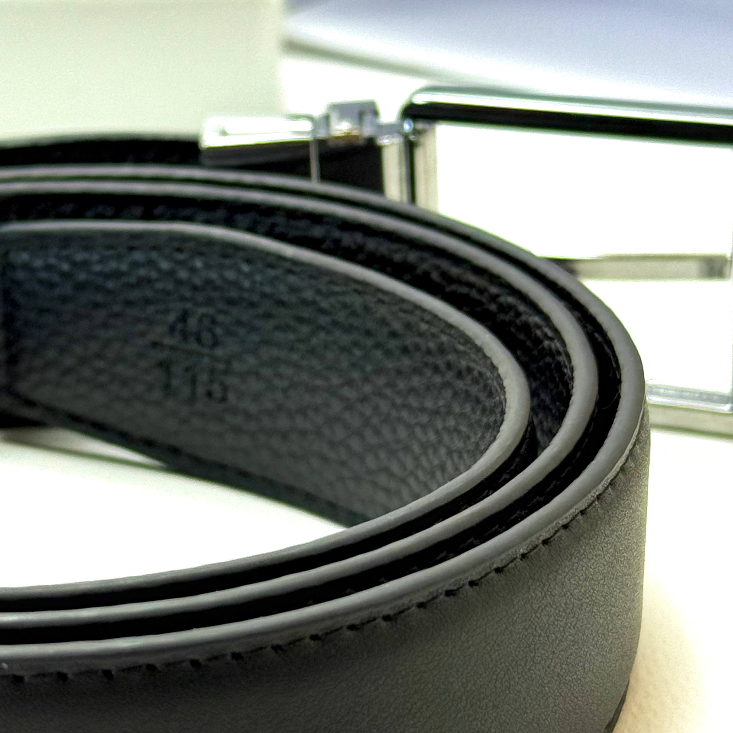 Dior Buckle Belt - Silver Black