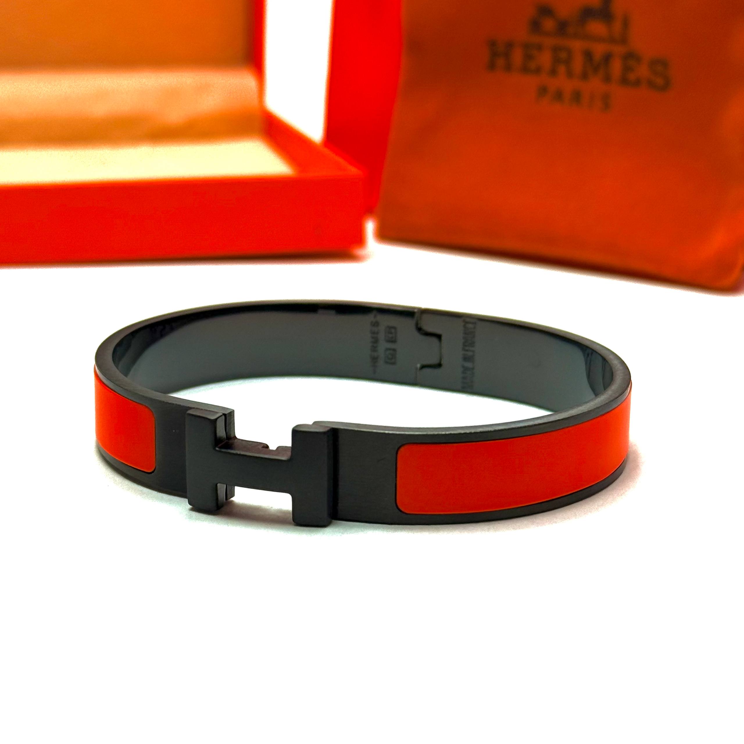 Hermès Clic H - Black Red
