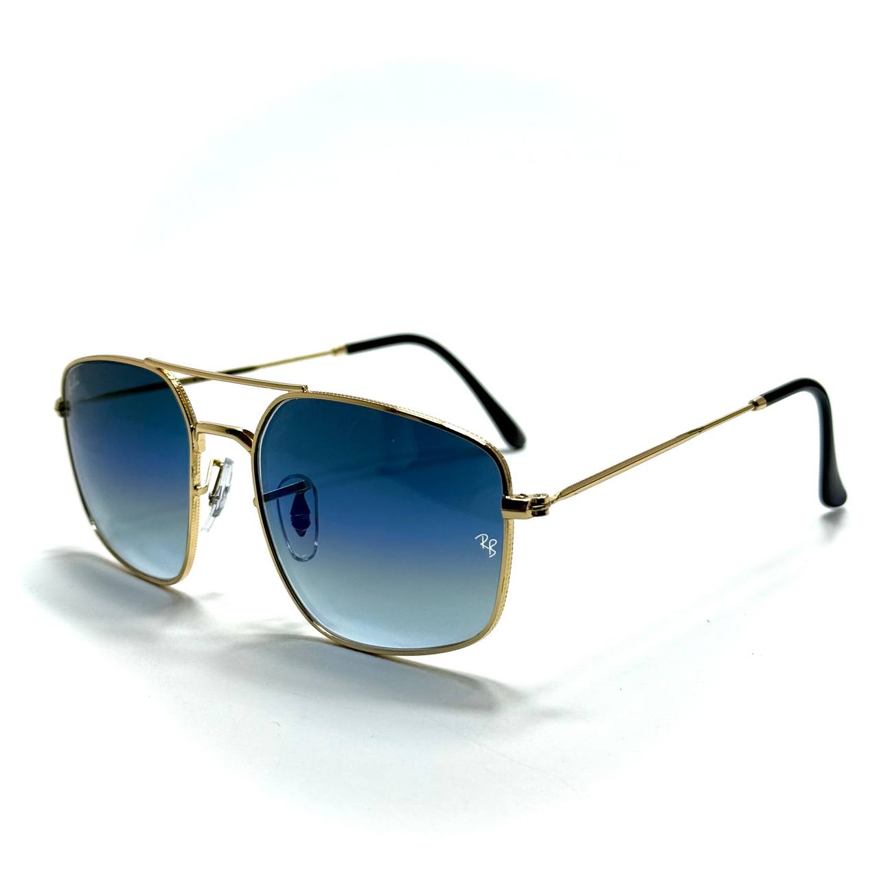 Ray-Ban RB Square – Gold / Blue Gradient