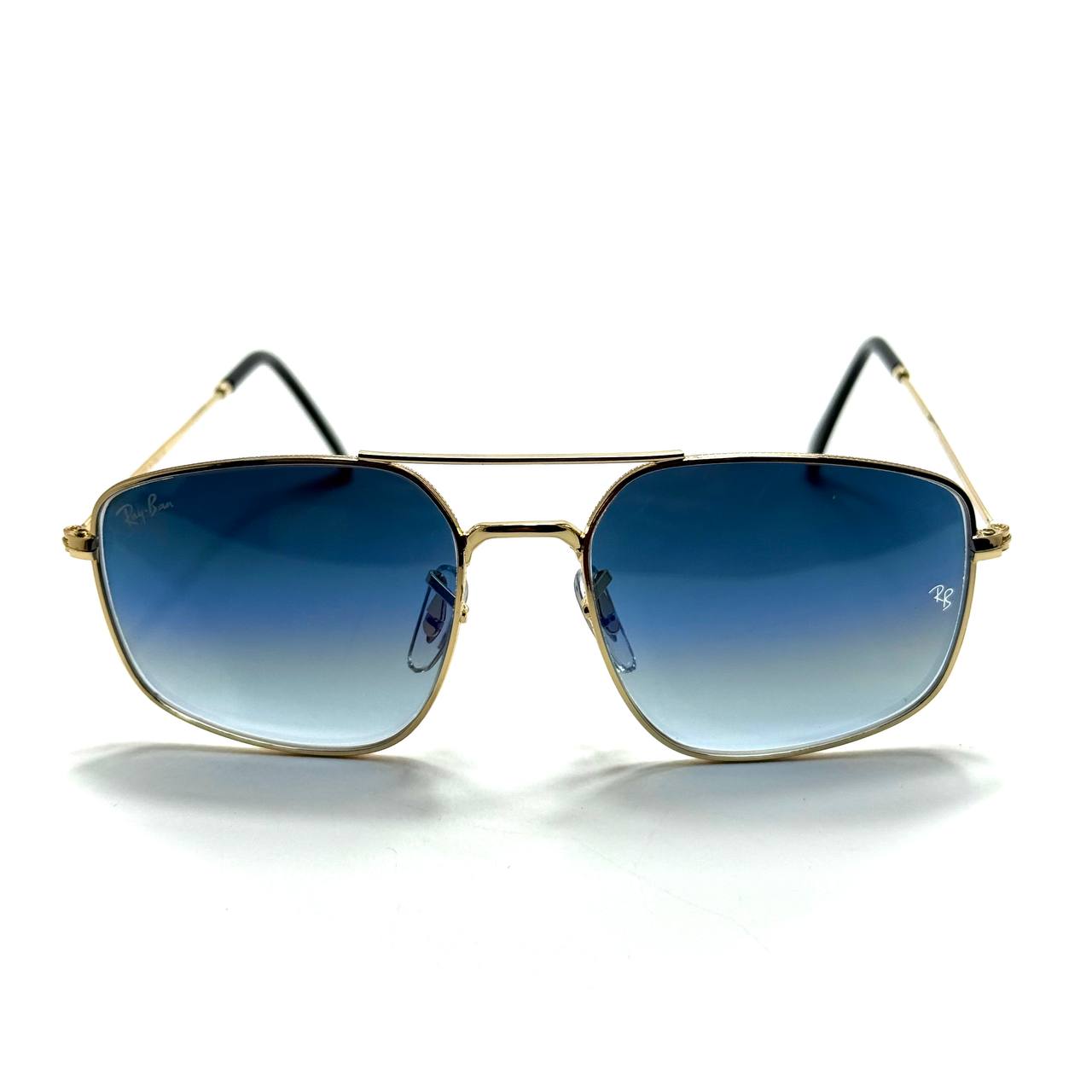 Ray-Ban RB Square – Gold / Blue Gradient