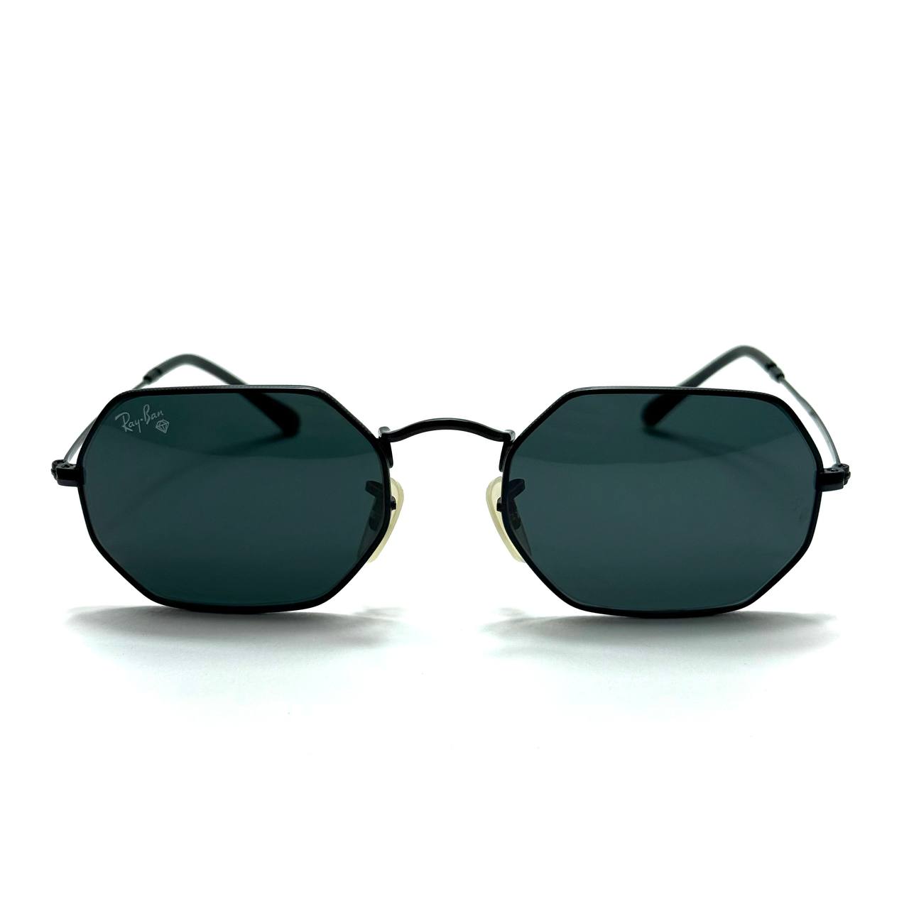 Ray-Ban Geometric – Matte Black / Dark Green