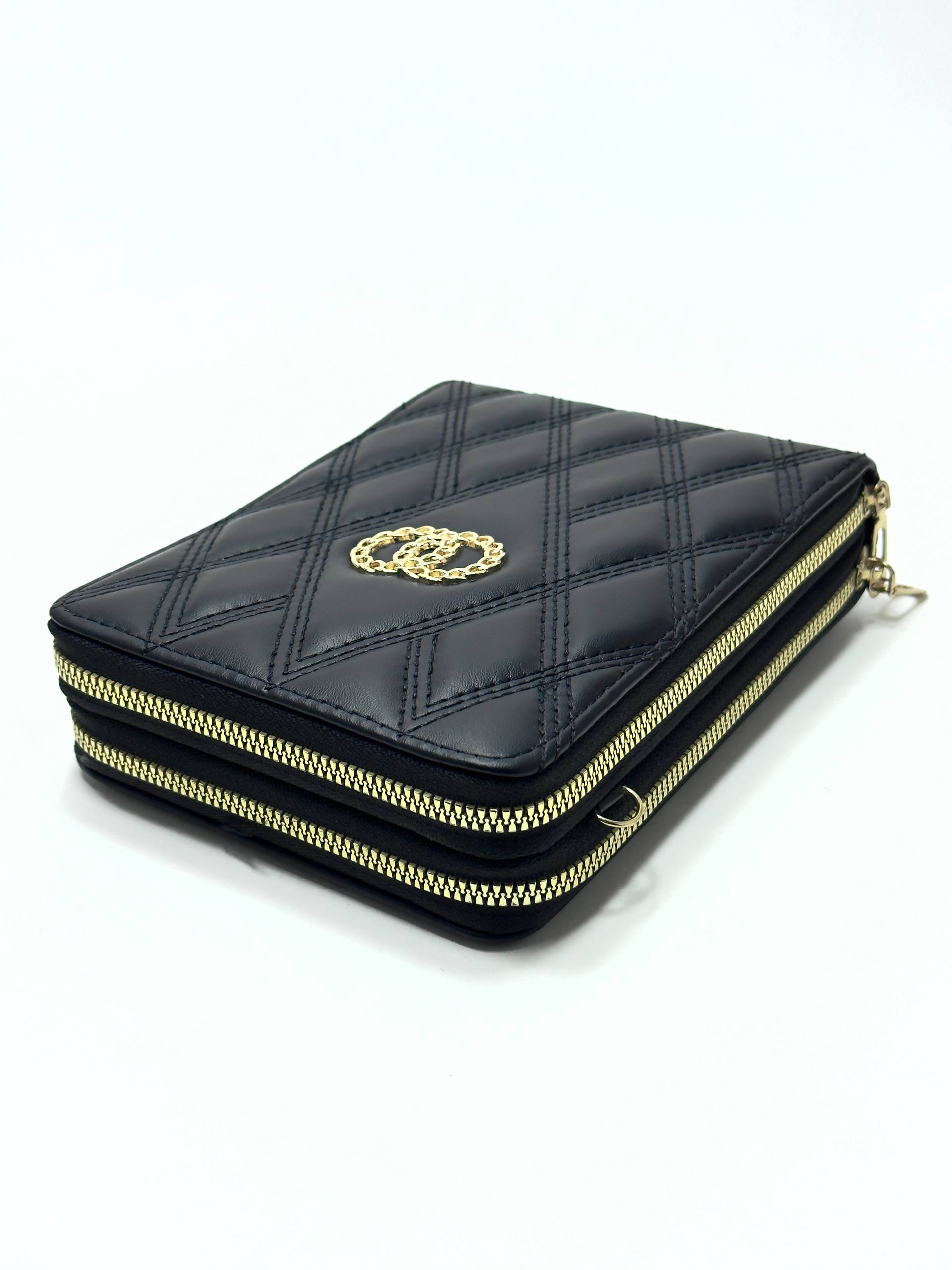 Monaco Quilted Wallet – Double Zip Edition Lebanon - ChronoVault