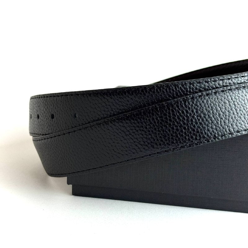Montblanc Classic Belt – Black Gunmetal Lebanon - ChronoVault