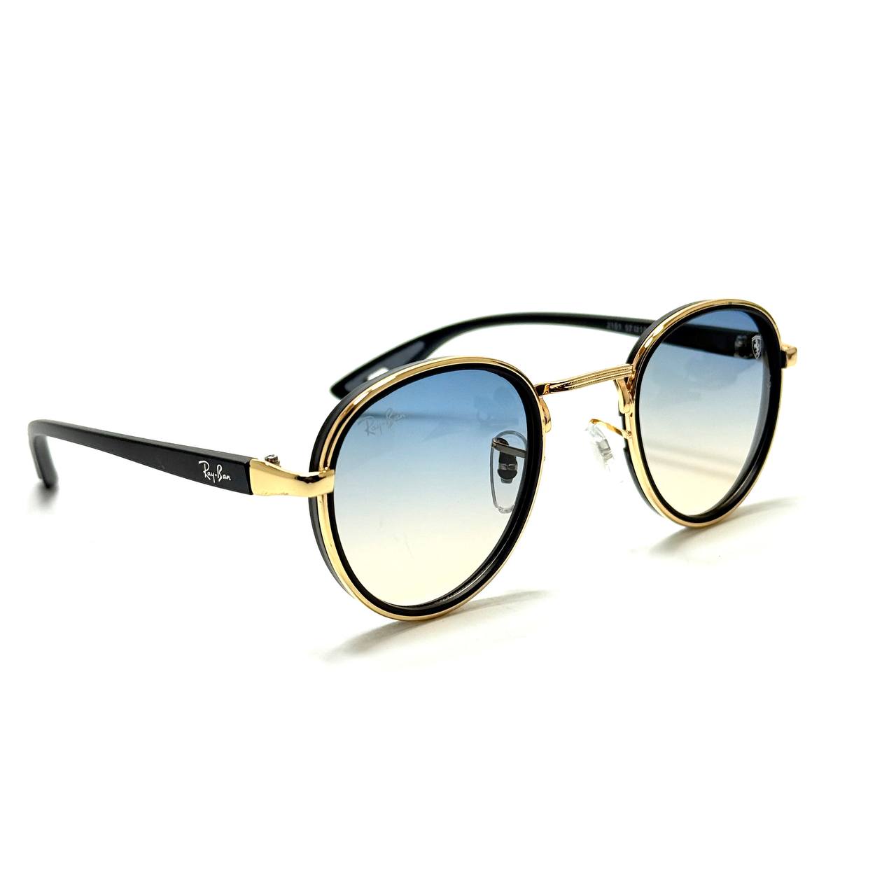Ray-Ban RB2447M – Black / Gold / Blue Gradient
