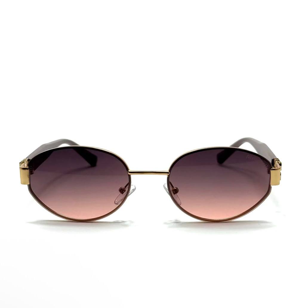 Miu Miu Oval – Gold / Rose Fade