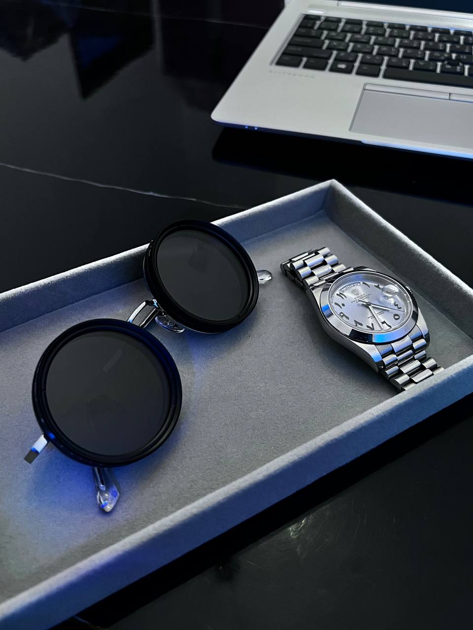 Darkify shades - Platinum chrome