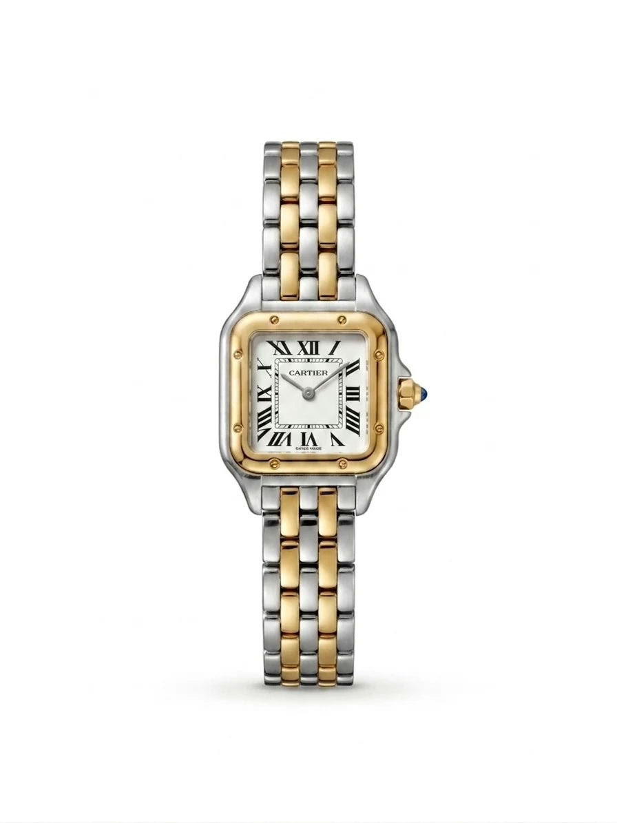 Panthère de Cartier Gold Steel White Sunray Women's Watch Lebanon