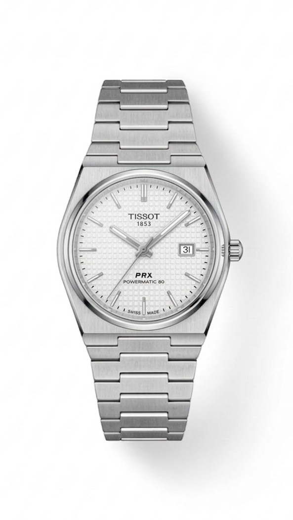 Tissot PRX Powermatic 80 – Silver White