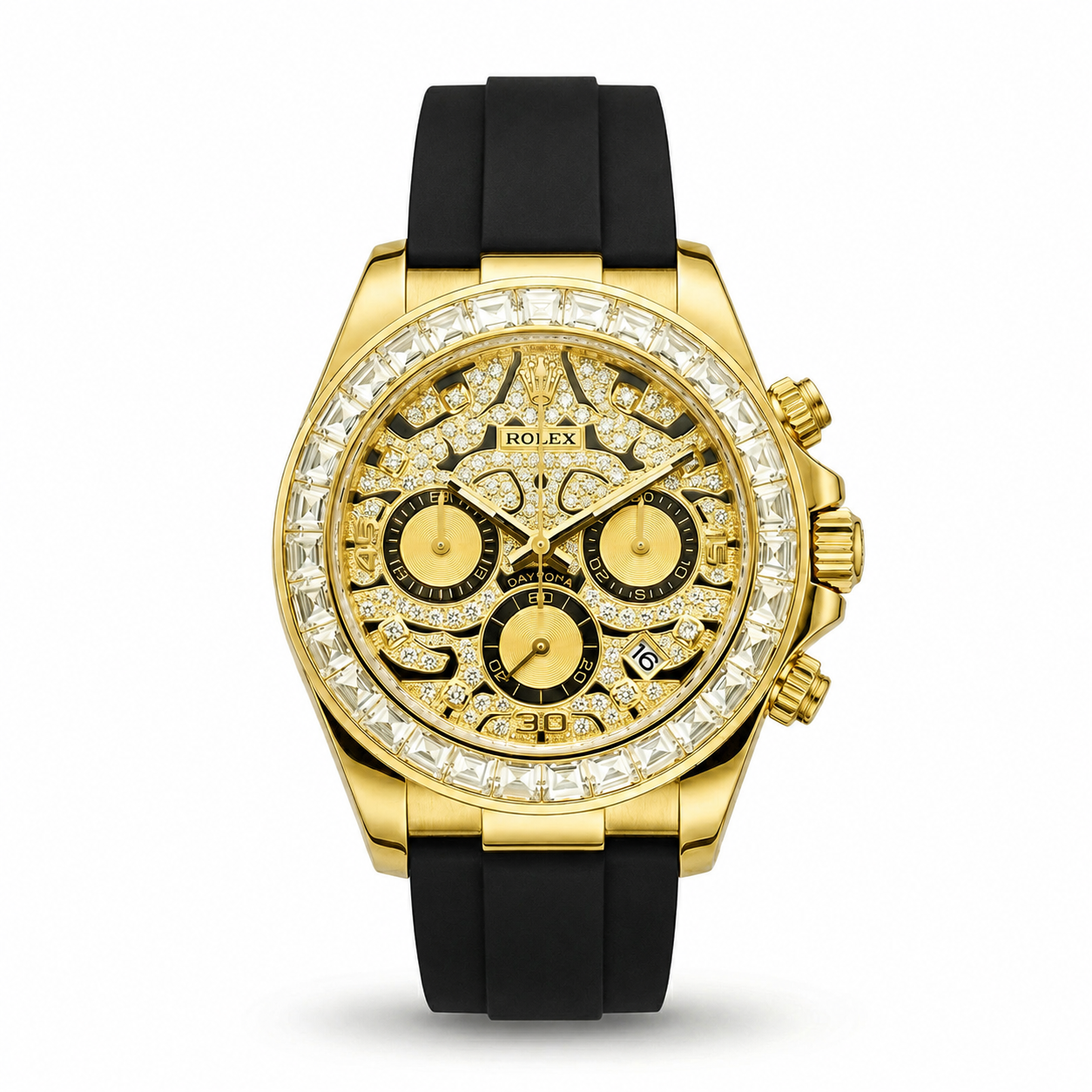 Rolex Cosmograph Daytona Eye of the Tiger Gold Dial Men's Watch