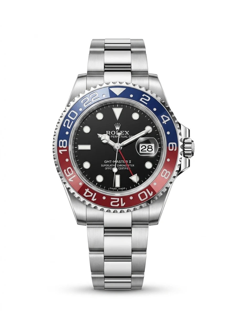 Rolex GMT-Master II Pepsi Red Blue Men's Watch Lebanon