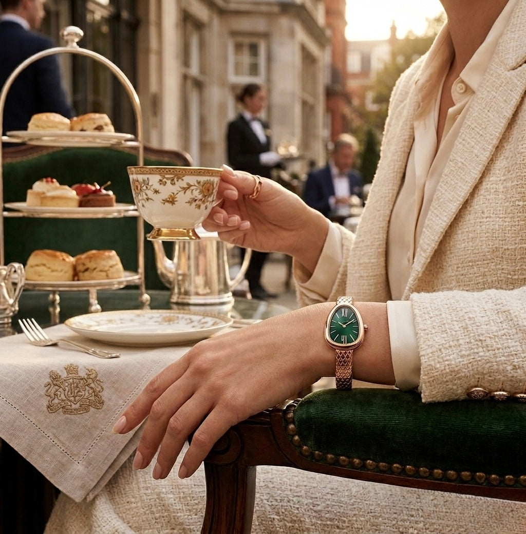 Bvlgari Baignoire – Rose Gold/Green