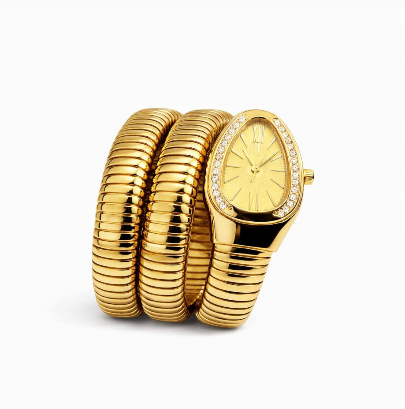 BVLGARI Serpenti Tubogas Watch - Full Gold