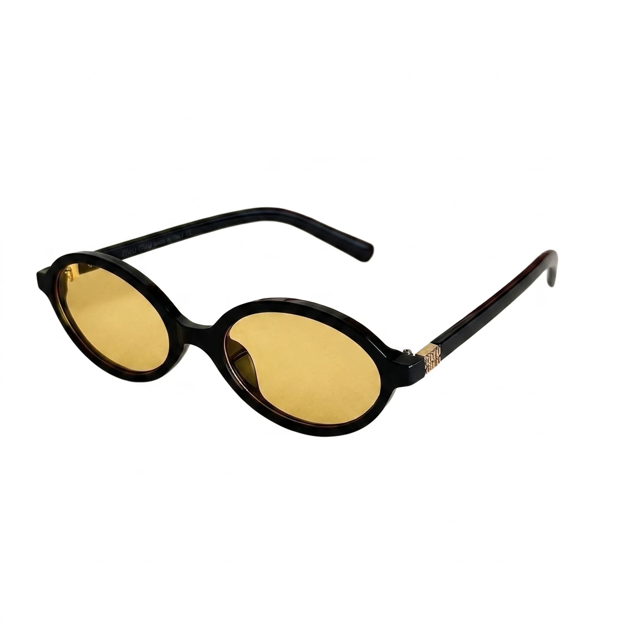 Miu Miu SMU10Q Yellow Black Sunglasses Lebanon – ChronoVault