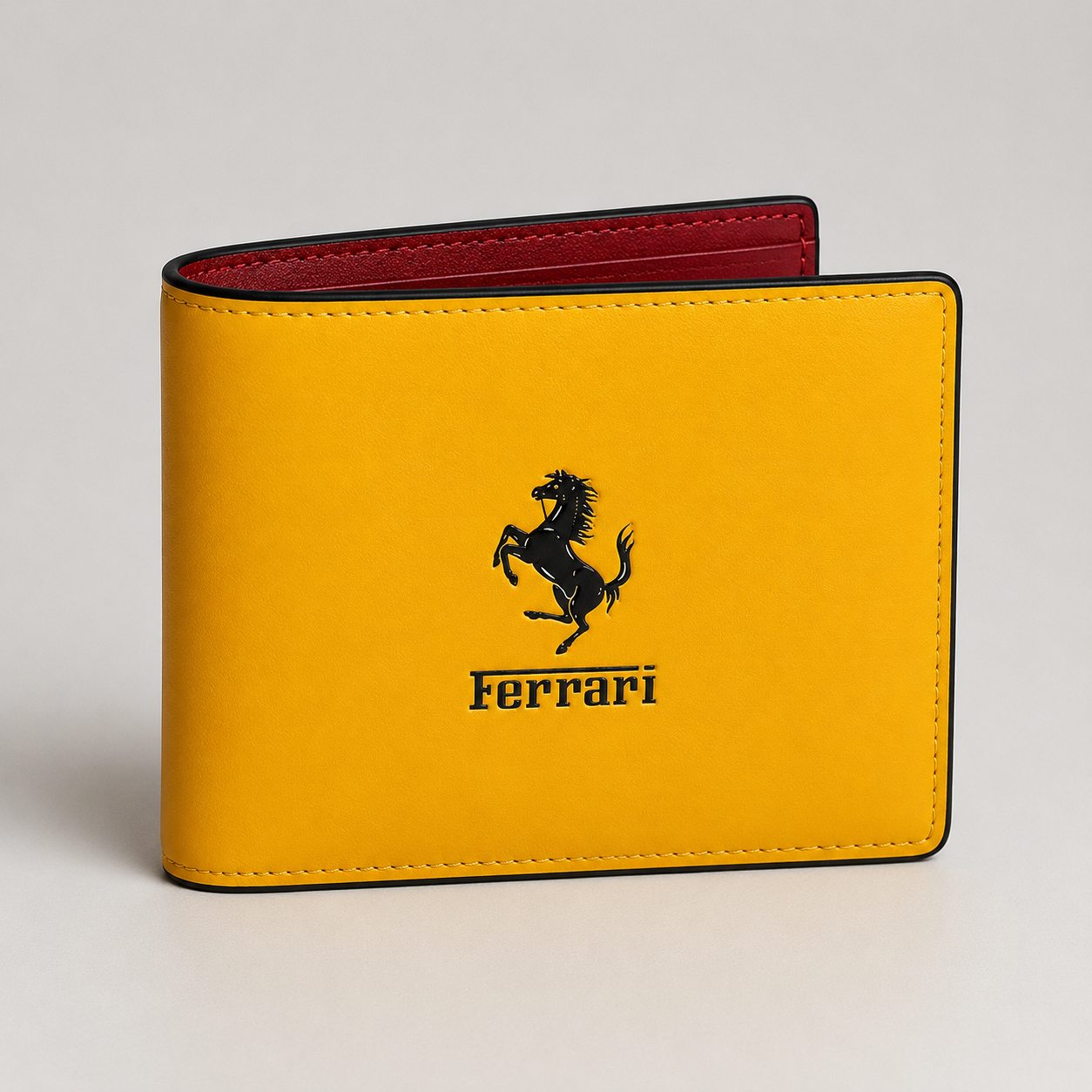Ferrari Bifold Wallet – Yellow Lebanon - ChronoVault