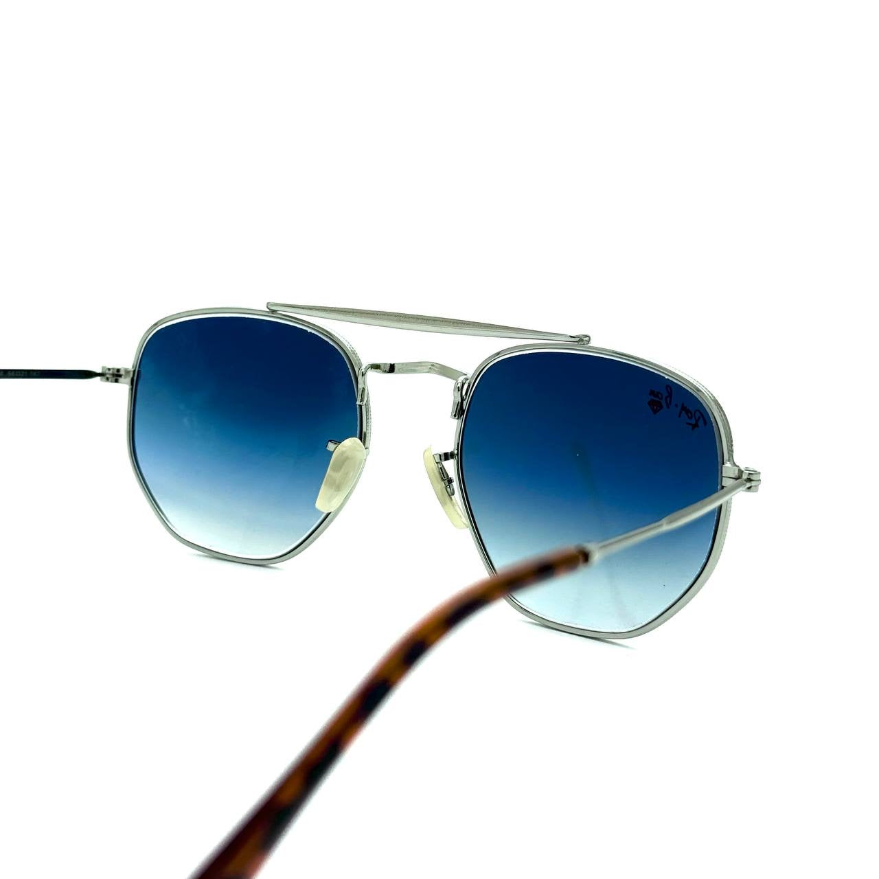 Ray-Ban RB3682F – Silver / Blue Gradient