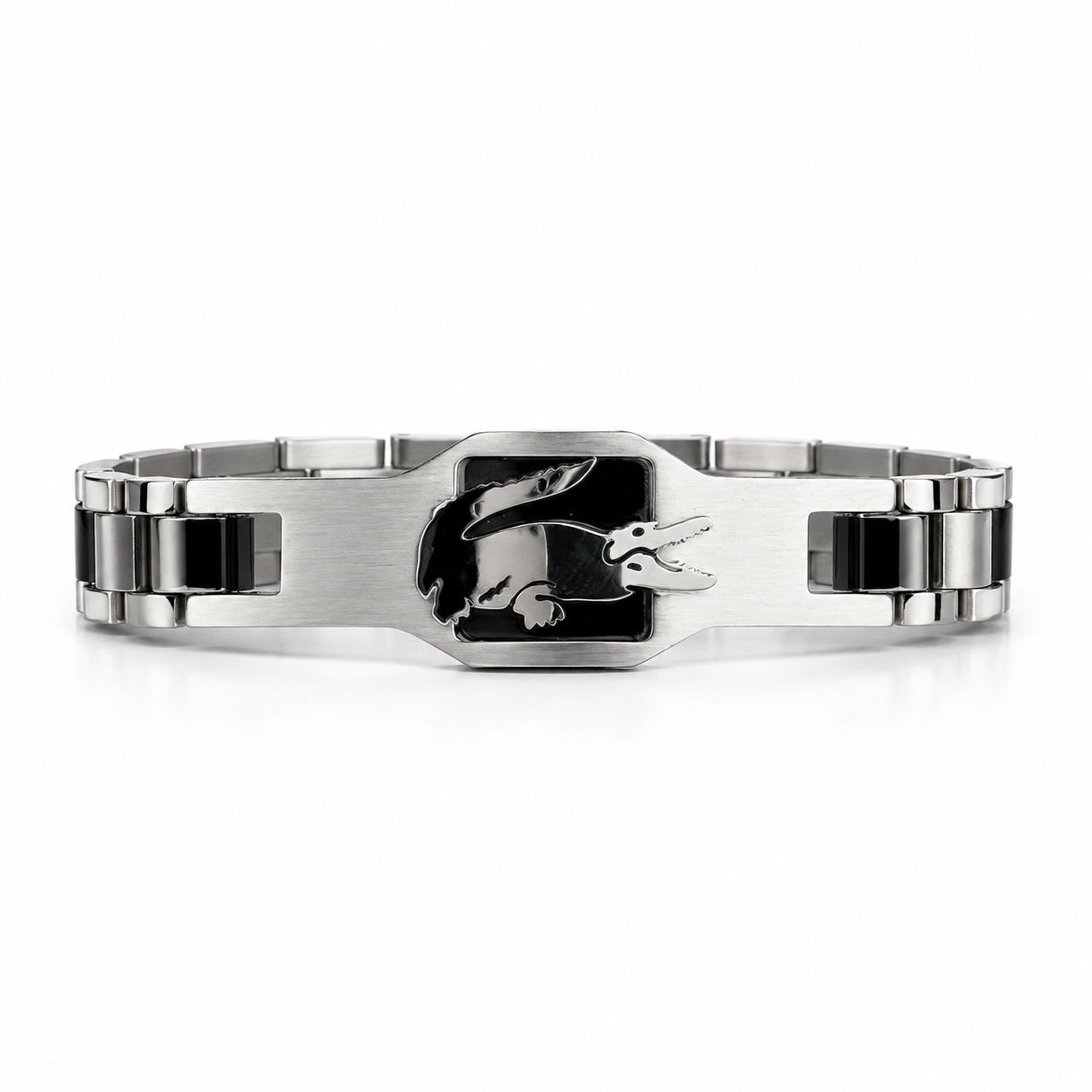 Lacoste Bracelet – Silver Black Lebanon - ChronoVault